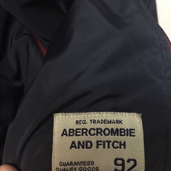 Abercrombie & Fitch light weight navy blue Jacket - Picture 4 of 5